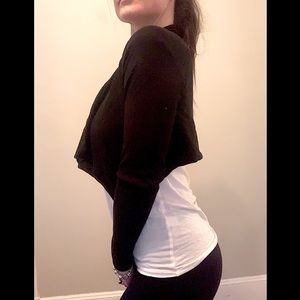 High quality shrug! Black - One Size - M3 Knitwear Handmade in Italy!